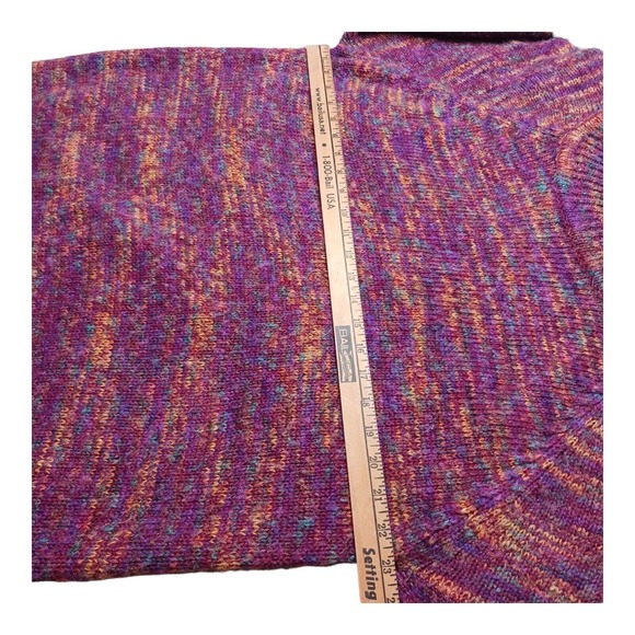 Vintage Women's A Little Extra Spice 22W/42 Sweater Tunic Length Purple Oversize - Picture 9 of 11